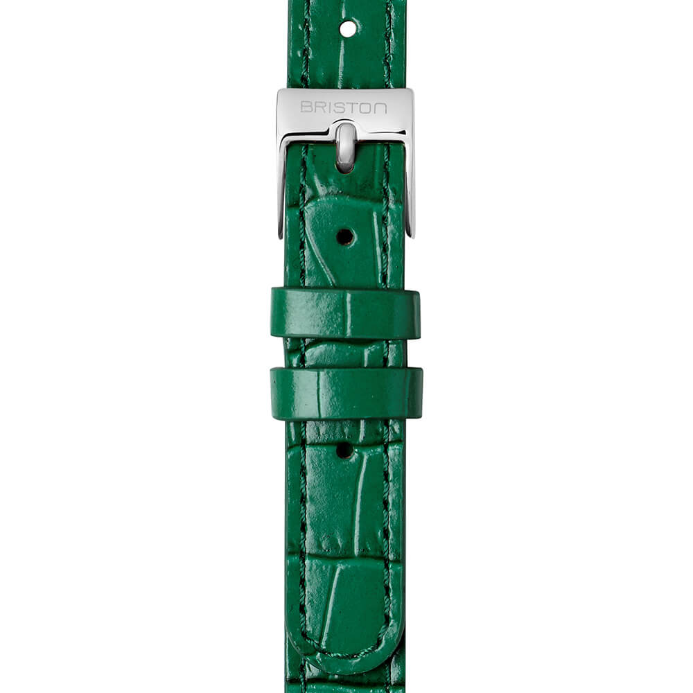 2 PARTS LUXURY LEATHER STRAP – 12 MM - GREEN