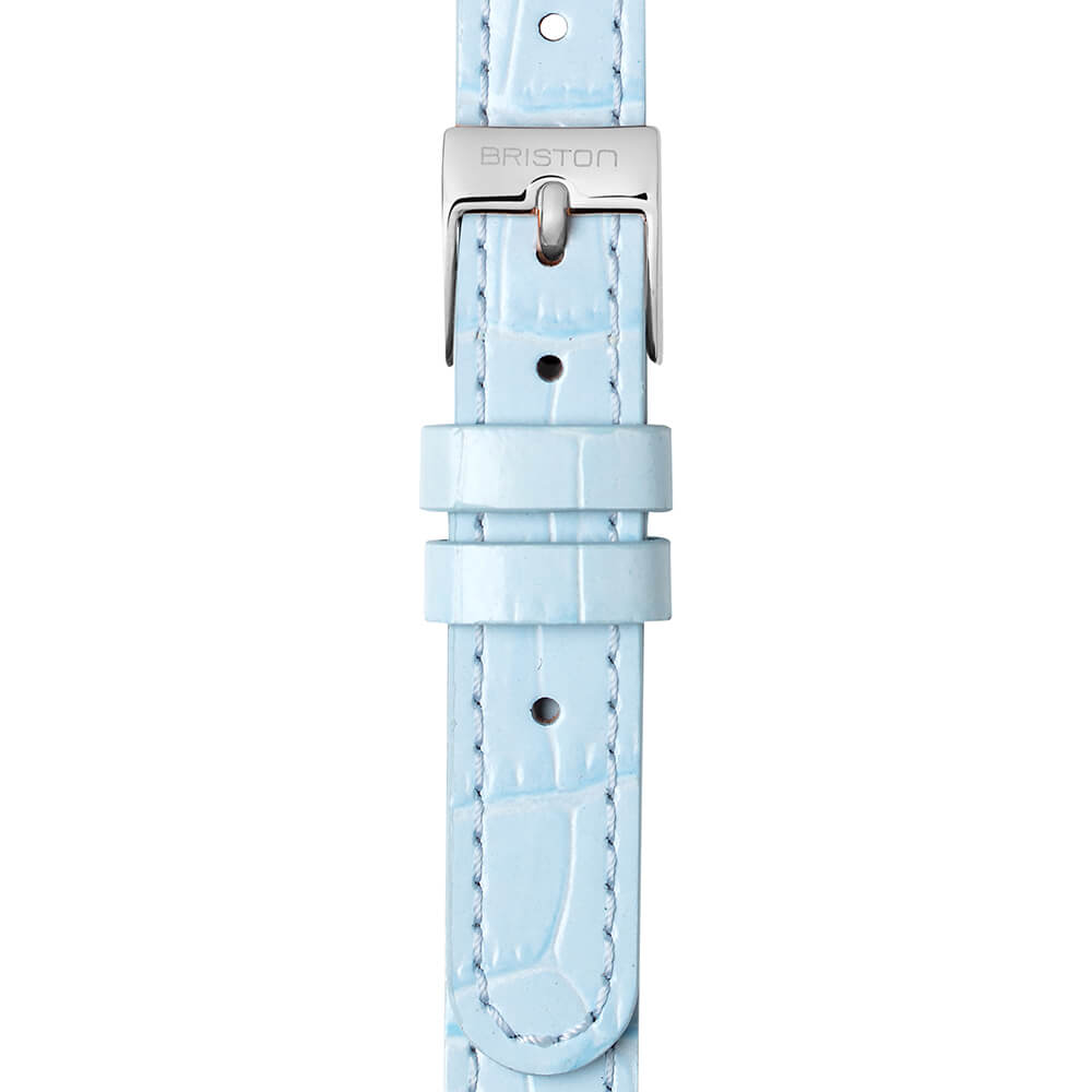 2 PARTS LUXURY LEATHER STRAP – 12 MM - LIGHT BLUE