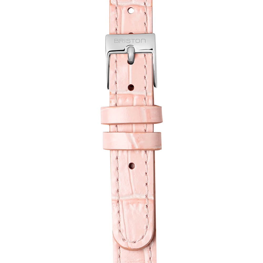 2 PARTS LUXURY LEATHER STRAP – 12 MM - POWDER PINK