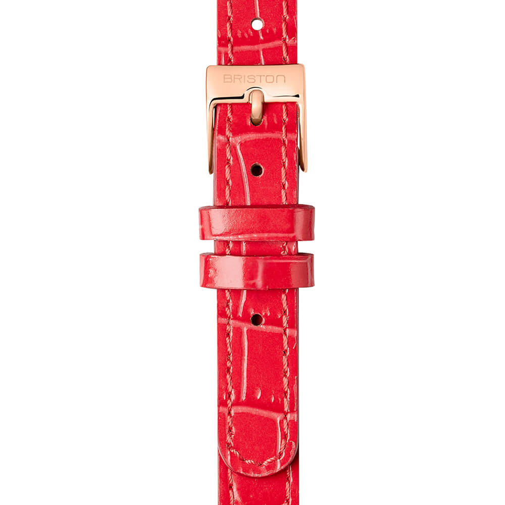 2 PARTS LUXURY LEATHER STRAP – 12 MM - FUCHSIA