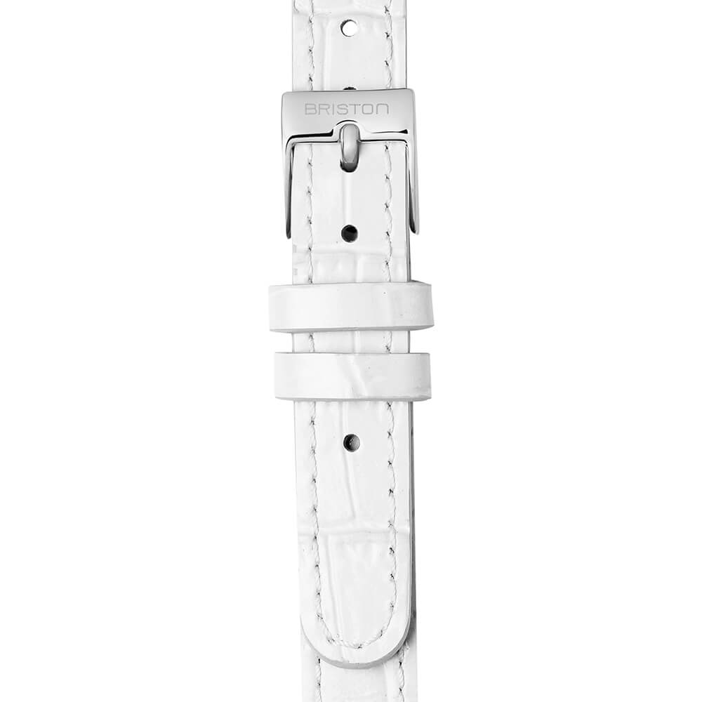 BRACELET CUIR LUXURY 2 BRINS - 12 MM - BLANC