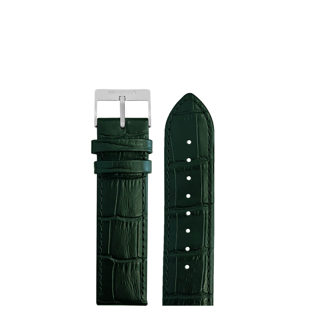 LUXURY LEATHER STRAP - MATT GREEN