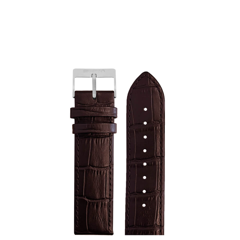 LUXURY LEATHER STRAP - MATT BROWN