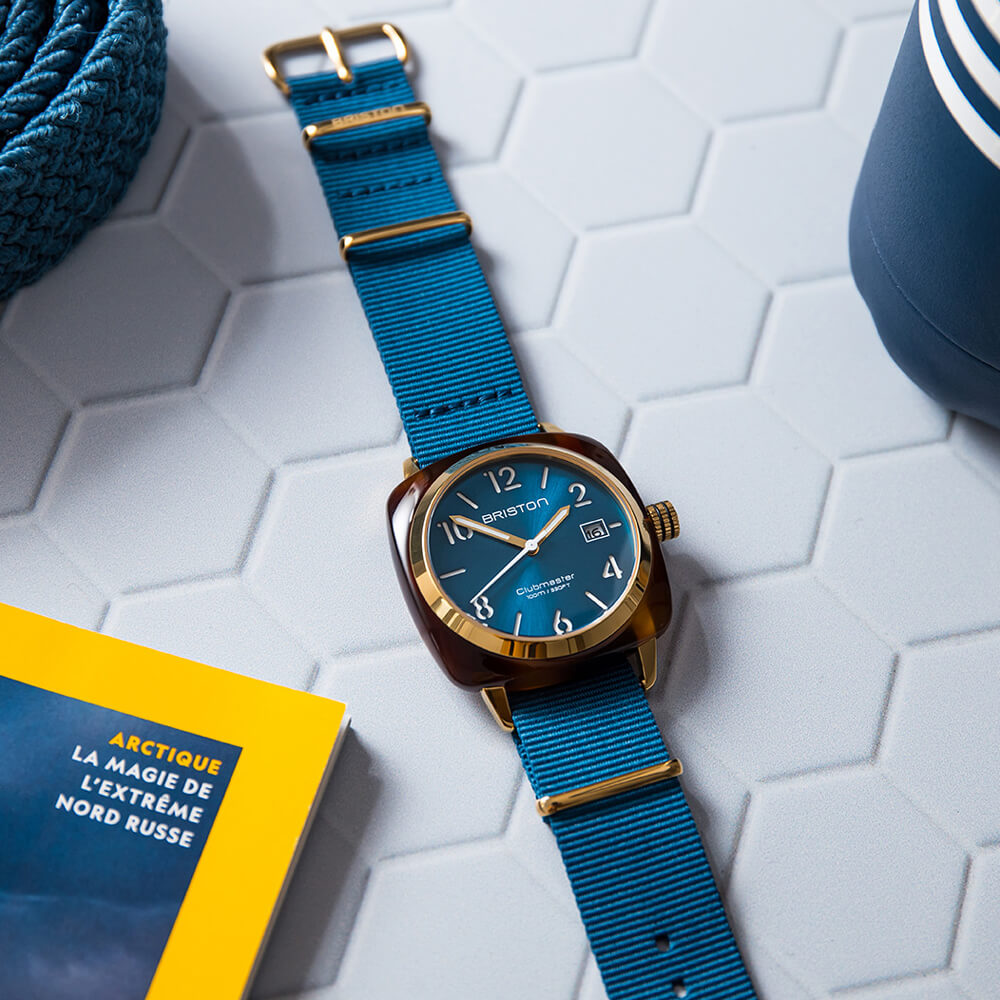 Clubmaster Classic - HMS - Gold - Peacock blue