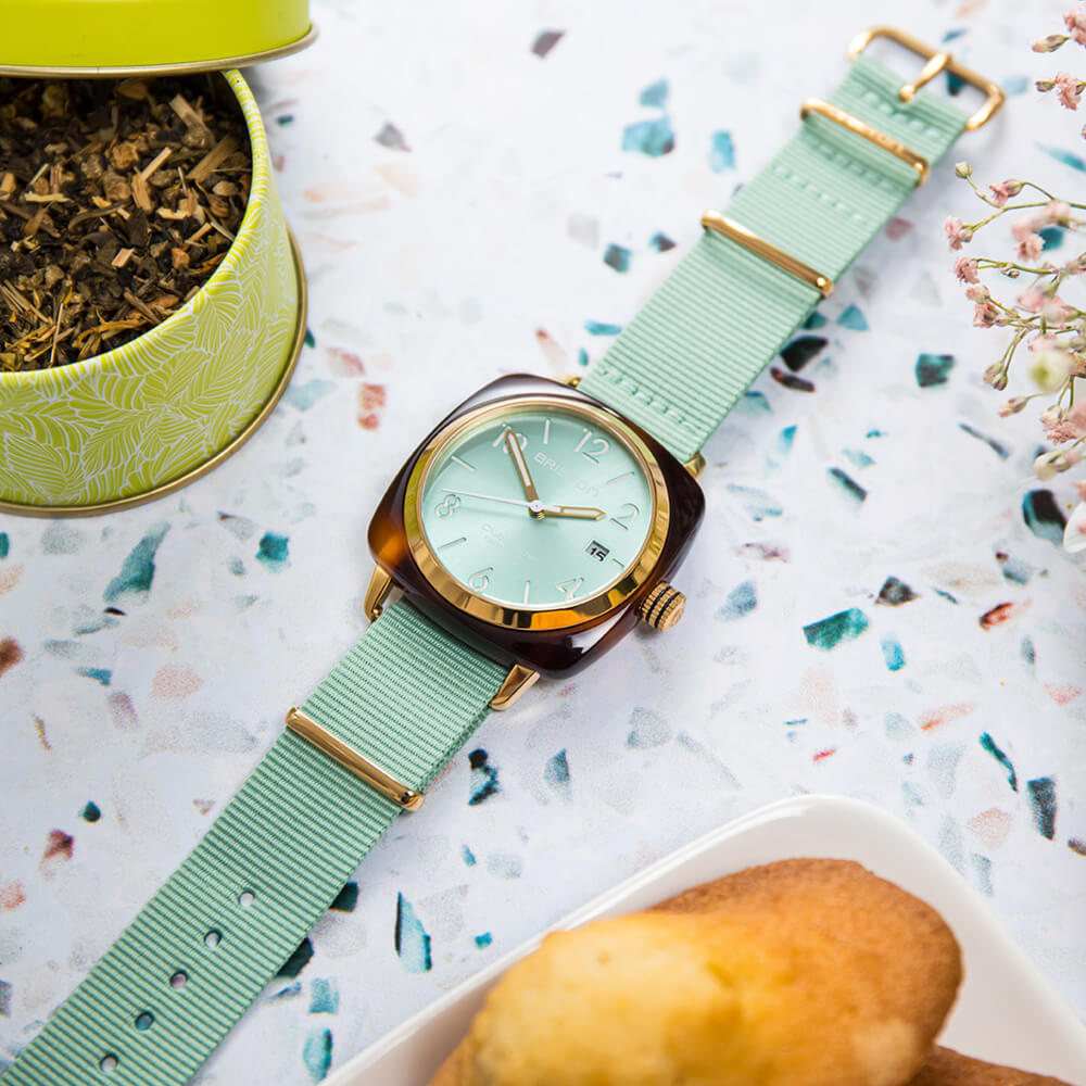 Clubmaster Classic - HMS - Gold - Green aqua