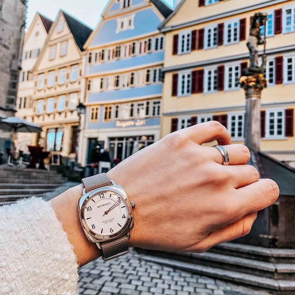 Clubmaster Chic - HMS - Steel - White