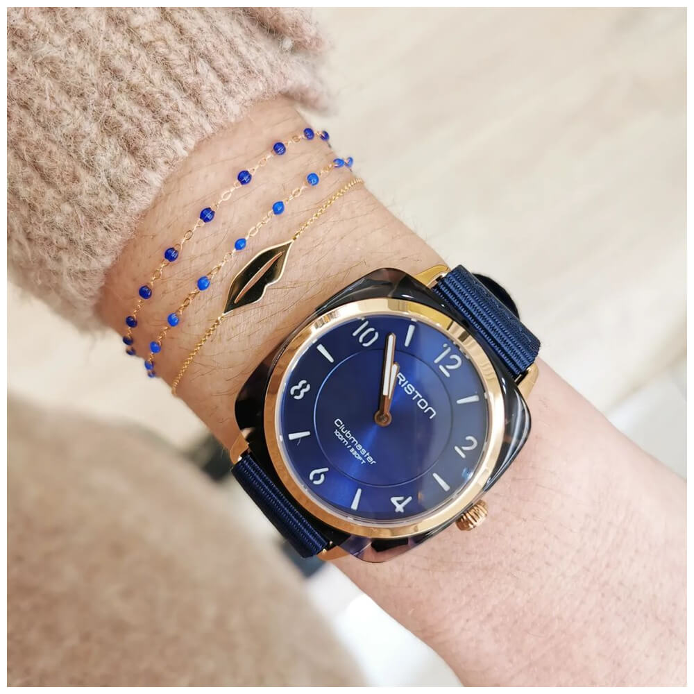 Clubmaster Chic - HM - Gold - Bleu Nuit