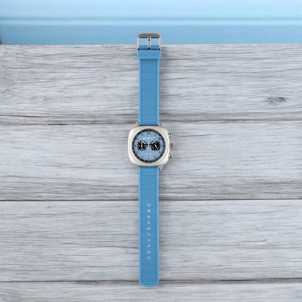 BRACELET RUBBER - BLEU CLAIR