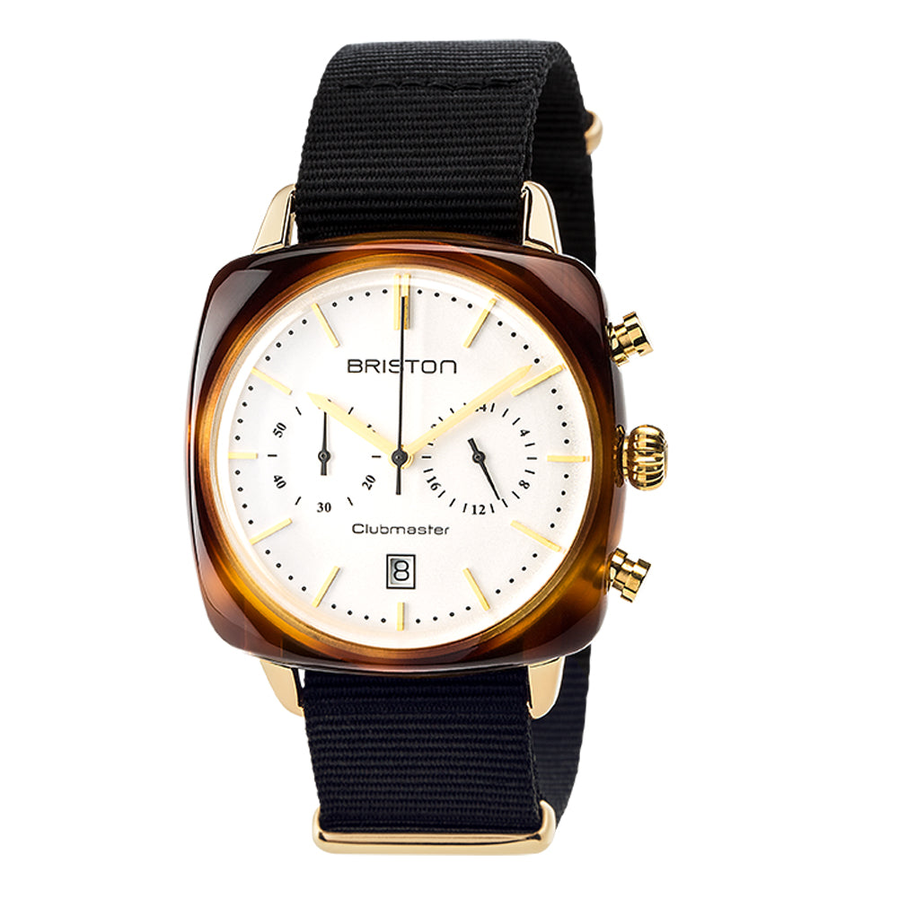Clubmaster Vintage - Chrono - Gold - White