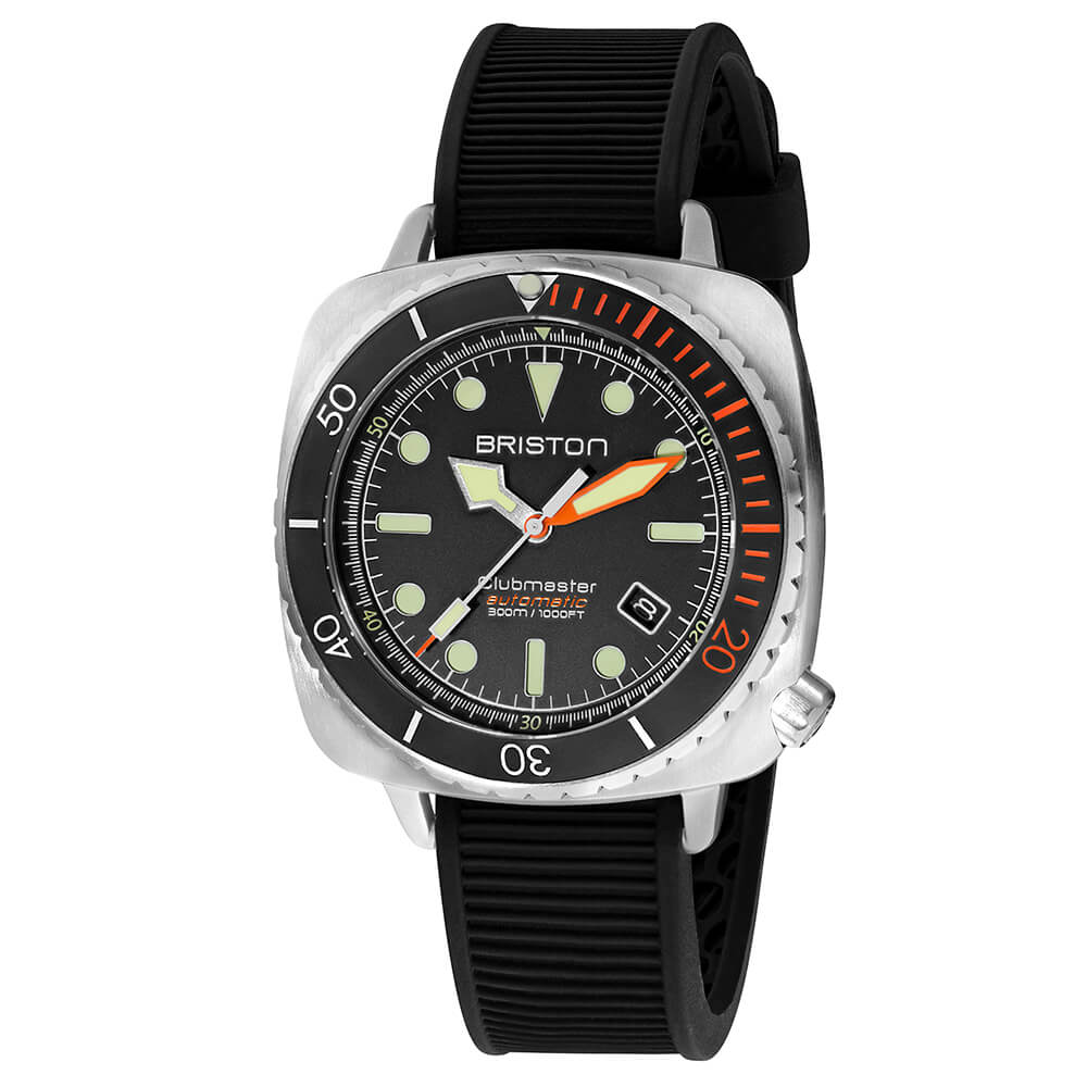 Clubmaster Diver Pro - Steel - Black/Orange