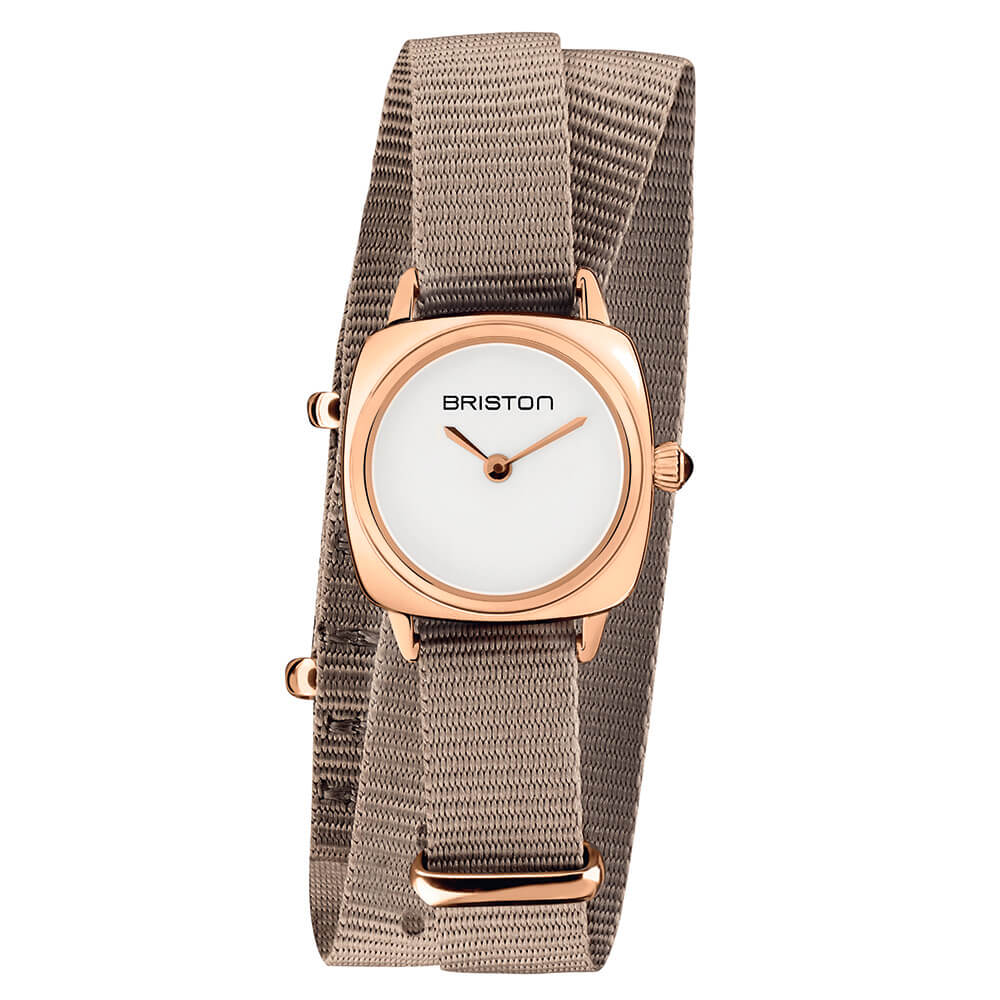 Clubmaster Lady - Acero Gold - HM - Blanco