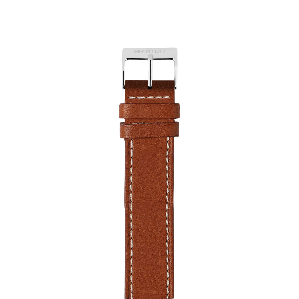 CALFSKIN LEATHER STRAP – BROWN