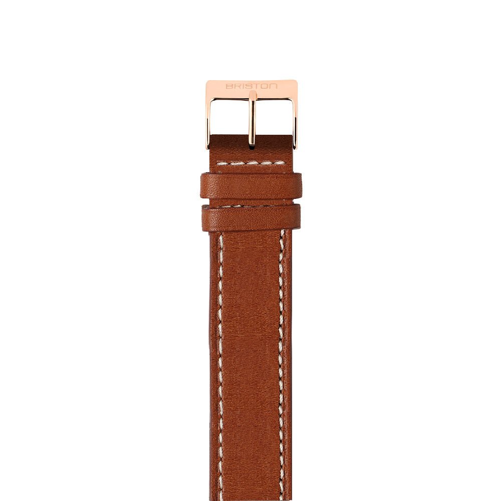 CALFSKIN LEATHER STRAP – BROWN