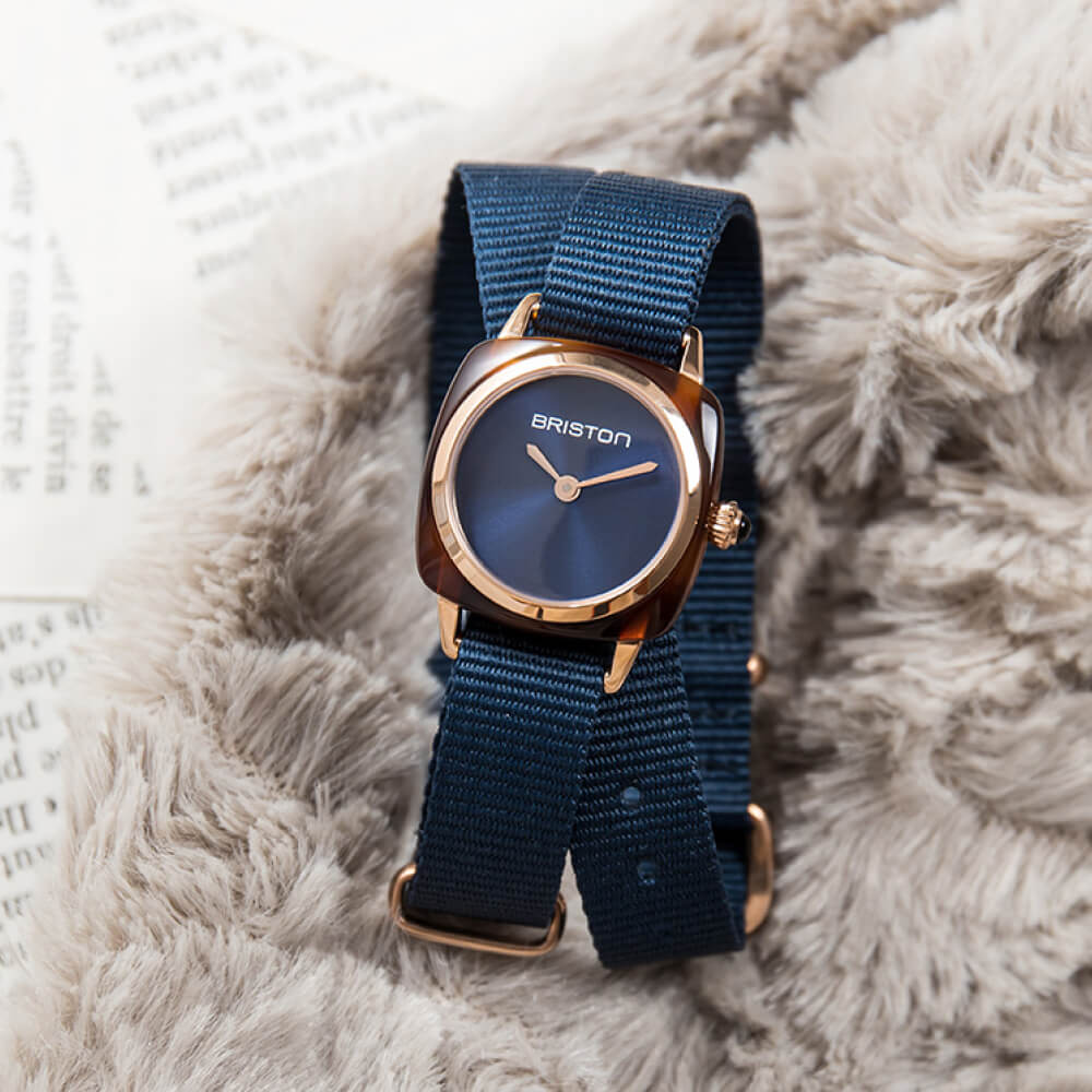 Clubmaster Lady - HM - Gold - Midnight blue