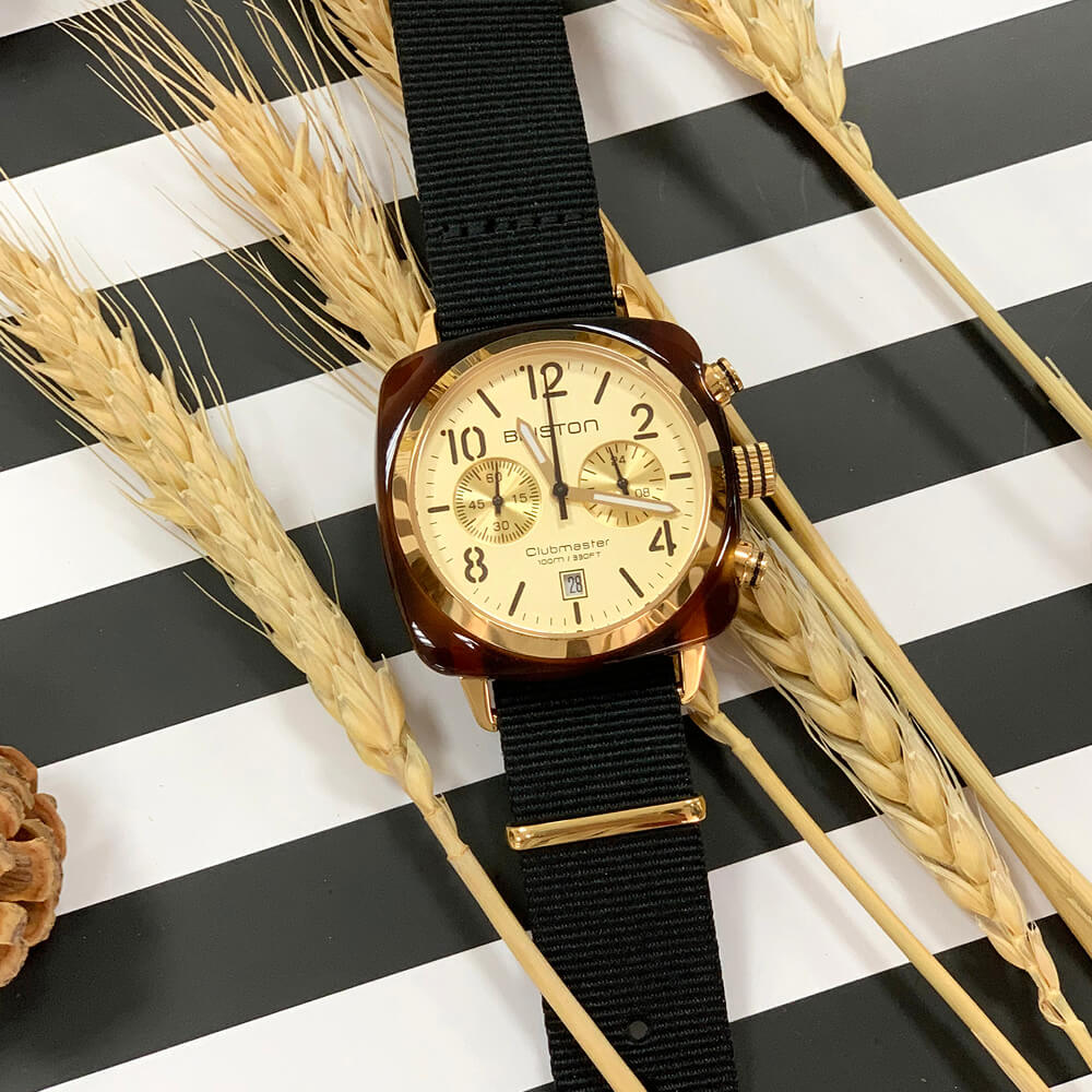 0217-252 ★GOLDMASTERCLASS　ゴールドマスタークラス Clubmaster Classic - Chrono - Gold - Champagne
