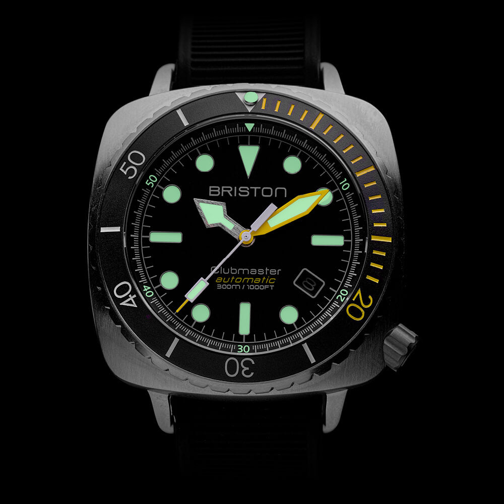 Clubmaster Diver Pro - Acier - Noir/Jaune