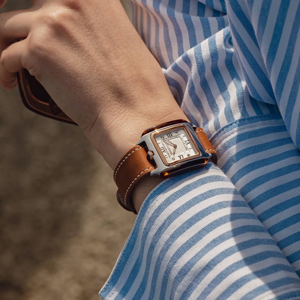 CALFSKIN LEATHER STRAP – BROWN