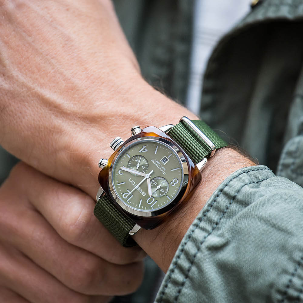 Clubmaster Classic - Chrono - Olive Green