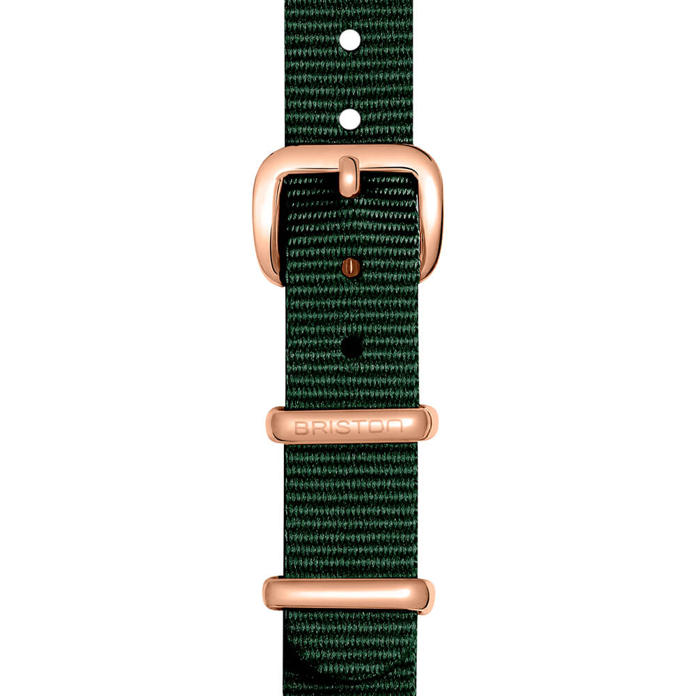 BRACELET TYPE NATO - 12 MM - VERT ANGLAIS