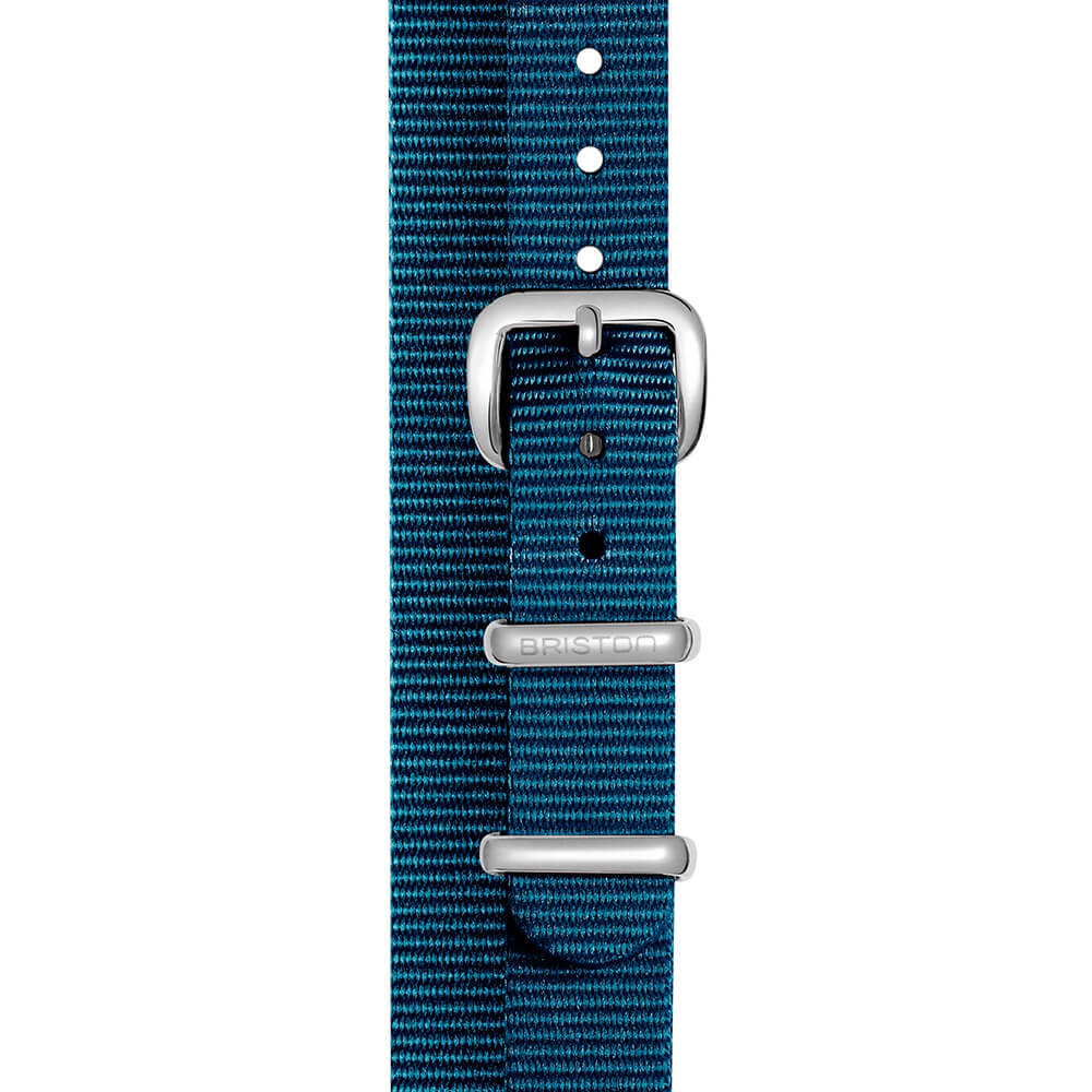 NATO STRAP – 12 MM - PEACOCK BLUE