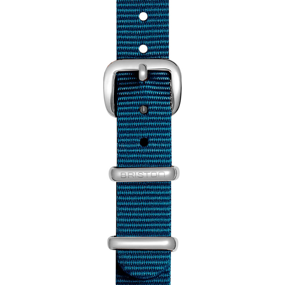 NATO STRAP – 12 MM - PEACOCK BLUE