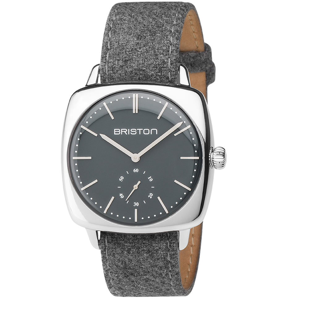 Clubmaster Vintage Acier - Petite Seconde - Gris