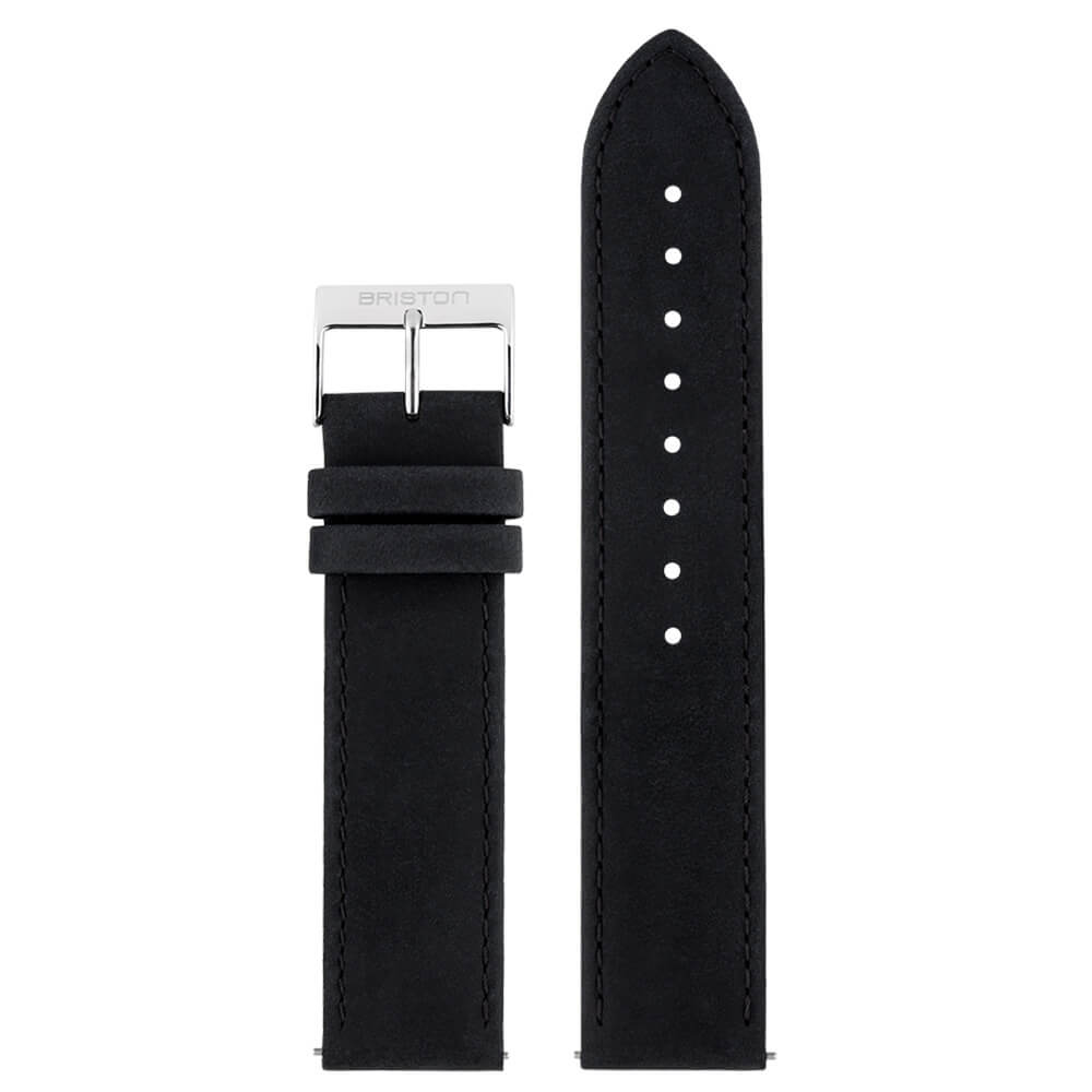 BRACELET CUIR VINTAGE - NOIR MAT