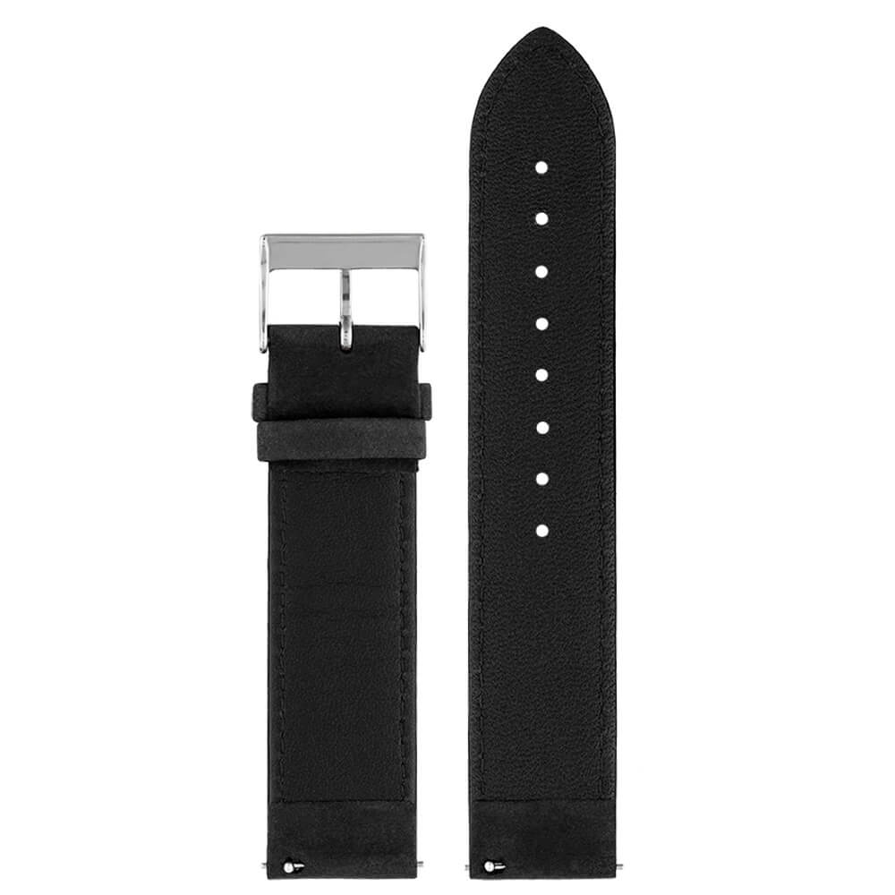 VINTAGE LEATHER STRAP - MATT BLACK